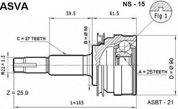 3910105E02 NISSA 39101 05E02 Joint Kit Drive Shaft For NISSA