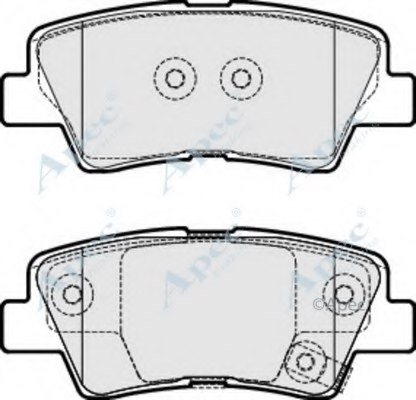 583023qa10,hyundai 583023qa10 Brake Pad Set, Disc Brake For Hyundai