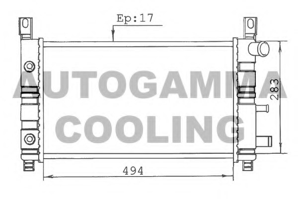 Ford Radiator Engine Cooling For Ford