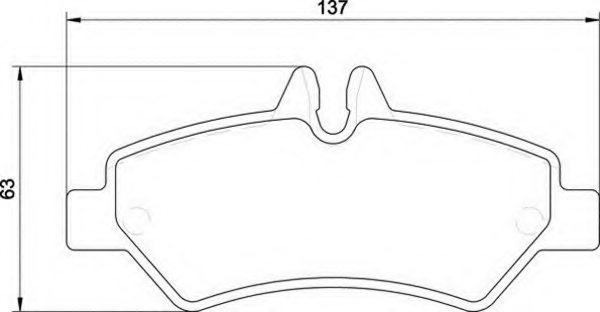 2e0698451,vw 2e0.698.451 Brake Pad Set, Disc Brake For Vw