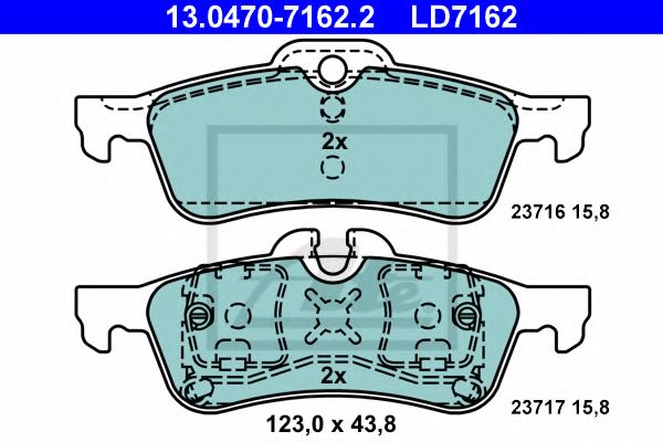 34211503077,mini 34211503077 Brake Pad Set, Disc Brake For Mini