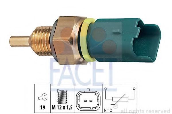 1338A7,PSA 1338.A7 Sensor, coolant temperature for PSA