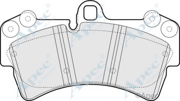 95535193915,porsc 95535193915 Brake Pad Set, Disc Brake For Porsc