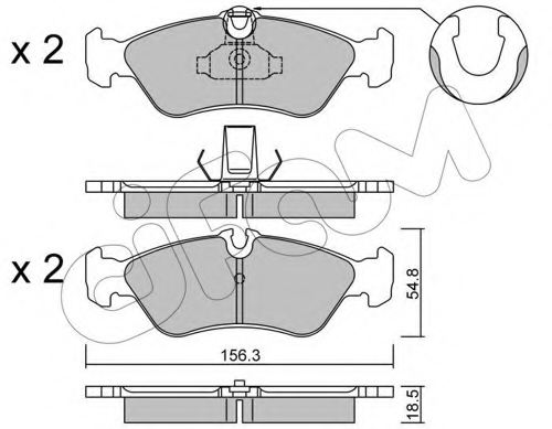 0044202720,MERCE 0044202720 Brake Pad Set, disc brake for MERCE