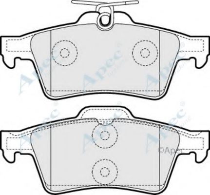 C2Y32648ZA,MAZDA C2Y3-26-48ZA Brake Pad Set, disc brake for MAZDA