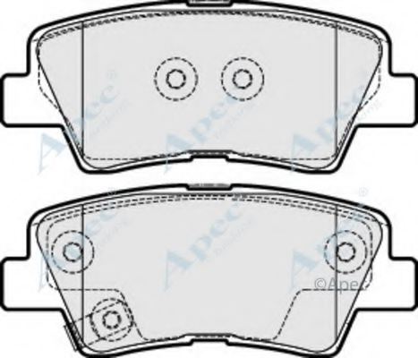 583022KA10,KIA 58302-2KA10 Brake Pad Set, disc brake for KIA