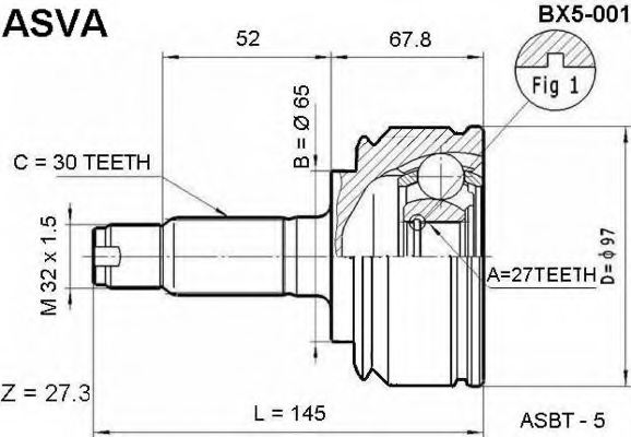 31607505006,BMW 31607505006 Joint Kit, drive shaft for BMW