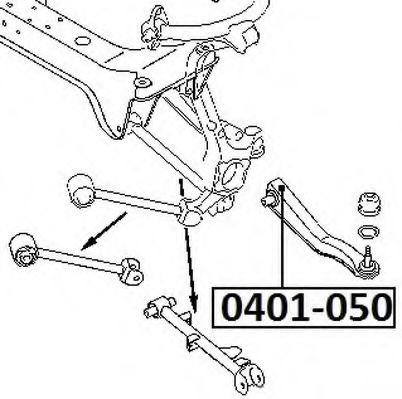 MB912516,MITSUBISHI MB912516 Control Arm for MITSUBISHI