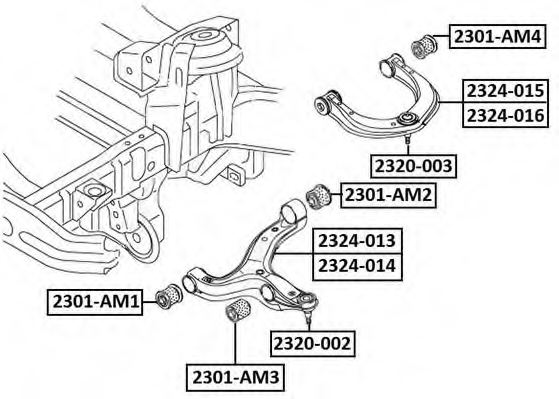 H A Vag H A Control Arm Trailing Arm Bush For Vag