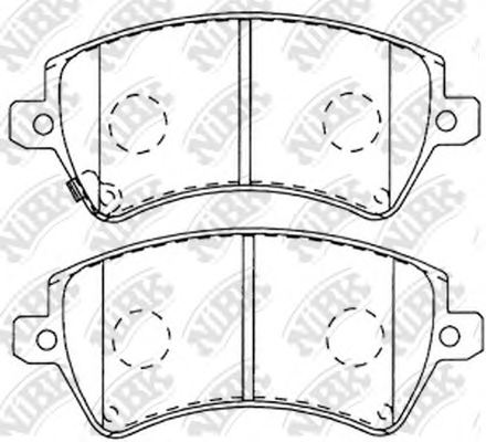 0446502150,TOYOT 04465-02150 Brake Pad Set, disc brake for TOYOT