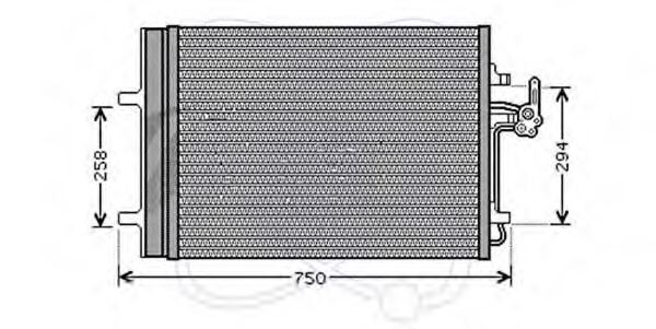 1457675,FORD 1457675 Condenser, air conditioning for FORD