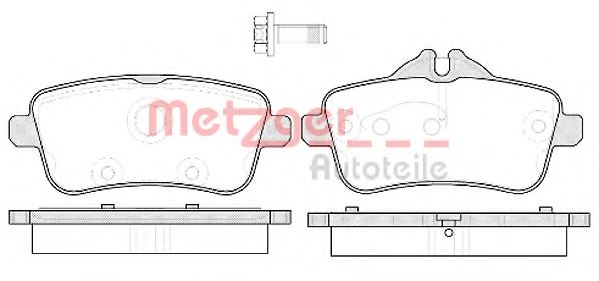 0064203320,MERCE 0064203320 Brake Pad Set, disc brake for MERCE