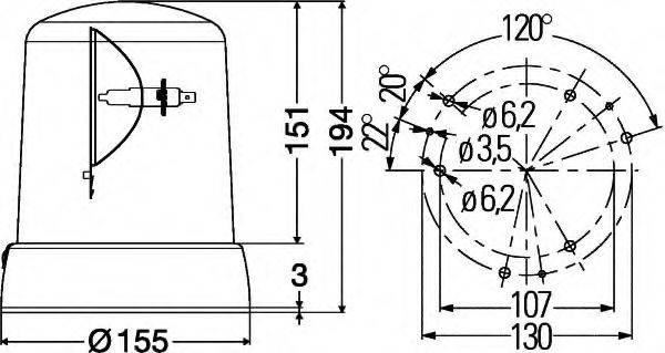 Portière de phare rond chromée (Cerclage) pour Mobylette MBK 51 Swing - Partie Cycle - Pièces pour Mobylettes MOTOBECANE / MBK