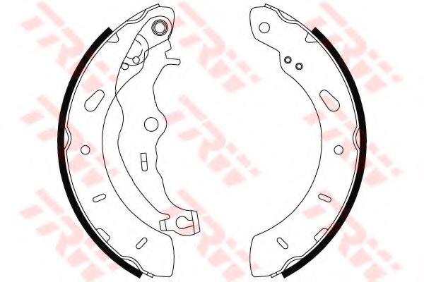 1821037,FORD 1821037 Brake Shoe for FORD