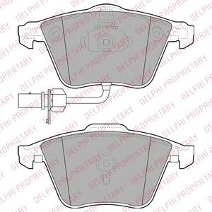 1KO698151B,VW 1KO 698 151B Brake Pad Set, disc brake for VW