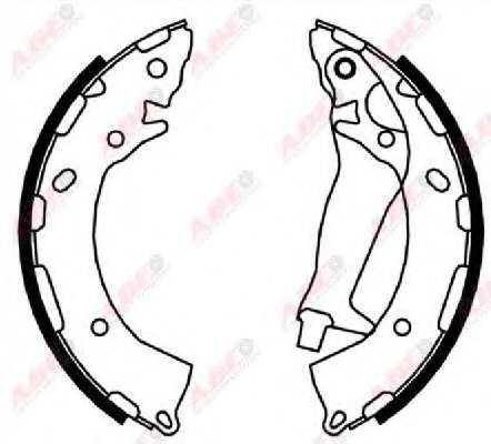 583050UA00,KIA 583050UA00 Brake Shoe Set for KIA