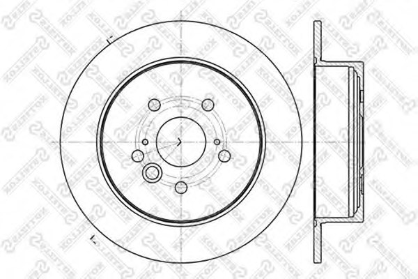 4243142041,TOYOT 42431-42041 Brake Disc for TOYOT