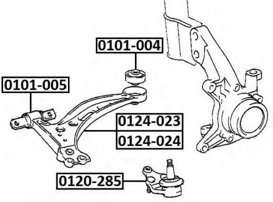 4333006021,TOYOT 43330-06021 Ball Joint for TOYOT