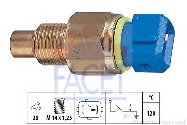 024286,PEUGE 0242.86 Temperature Switch, coolant warning lamp for PEUGE