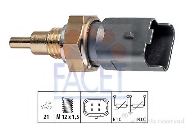 40238601,MAG 402 386 01 Sensor, coolant temperature for MAG