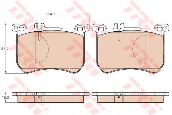 0064204920,MERCE 0064204920 Brake Pad Set, disc brake for MERCE