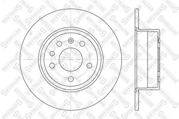 0569210,OPEL 0569210 Brake Disc for OPEL