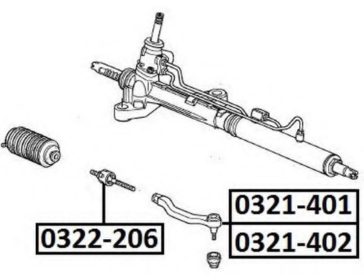 53560SR0A01,HONDA 53560SR0A01 Tie Rod End for HONDA