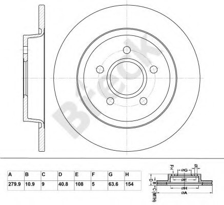 30769113,VOLVO 30769113 Brake Disc for VOLVO