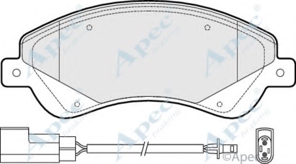 1371403,FORD 1371403 Brake Pad Set, disc brake for FORD