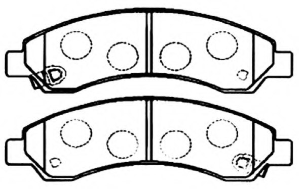 3501175K00J,GREAT WALL 3501175-K00-J Brake Pad Set, disc brake for ...