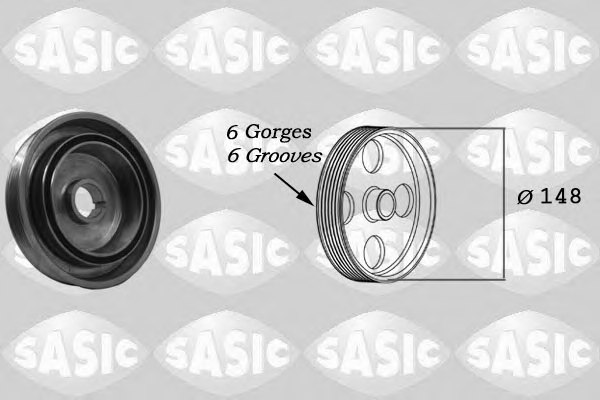 0515R1,PSA 0515R1 Belt Pulley, crankshaft for PSA