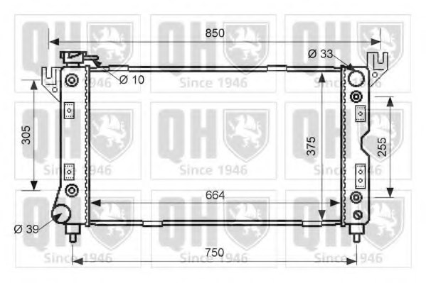 4682587,OEM 4682587 Radiator for OEM