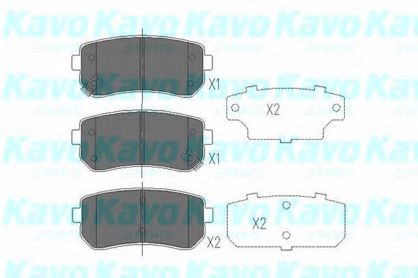 583022YA50,KIA 58302-2YA50 Brake Pad Set, disc brake for KIA