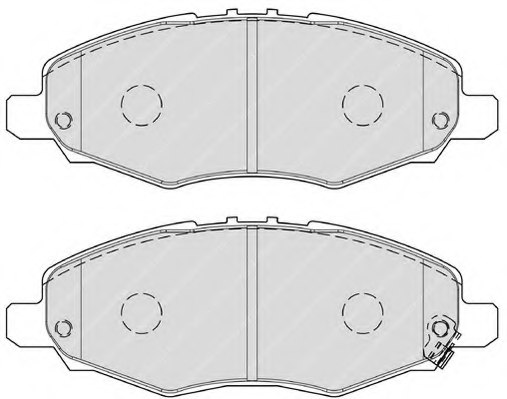 044650K040,TOYOT 04465-0K040 Brake Pad Set, disc brake for TOYOT