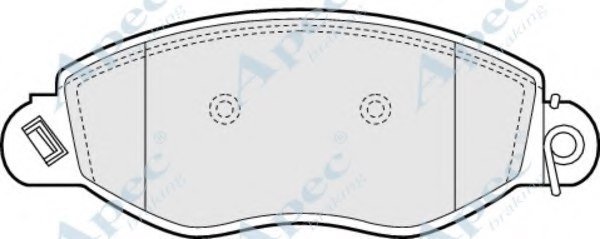 1C152K021AD,FORD 1C152K021AD Brake Pad Set, disc brake for FORD