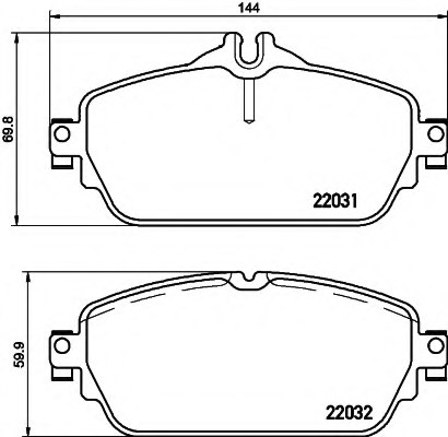 0084203620,MERCE 0084203620 Brake Pad Set, disc brake for MERCE