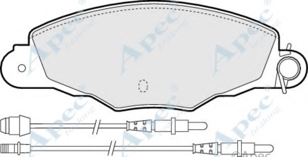 425145,CITRO 4251.45 Brake Pad Set, disc brake for CITRO