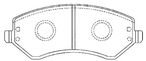 05066427AA,CHRYS 05066427AA Brake Pad Set, disc brake for CHRYS