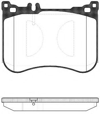 0064205020,MERCE 0064205020 Brake Pad Set, disc brake for MERCE