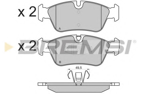 34116769951,BMW 34 11 6 769 951 Brake Pad Set, disc brake for BMW