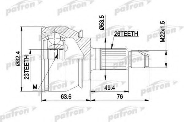 31607505006,BMW 31607505006 Joint Kit, drive shaft for BMW