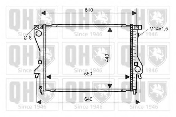 17101715319,BMW 17101715319 Radiator, engine cooling for BMW