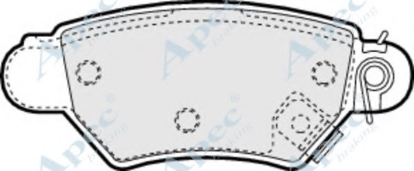 1605025,OPEL 1605025 Brake Pad Set, disc brake for OPEL