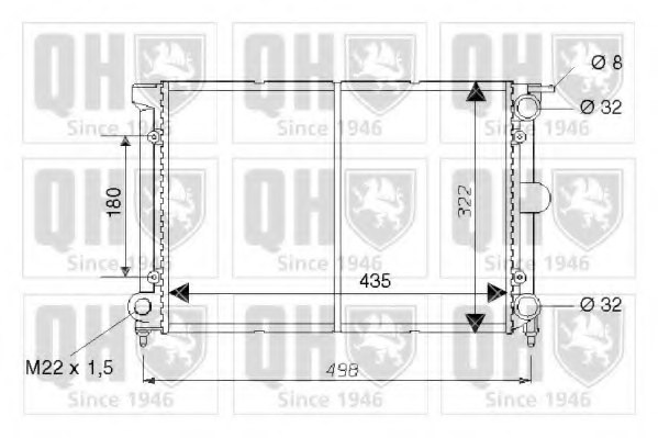 191121253AL,VW 191121253AL Radiator, engine cooling for VW