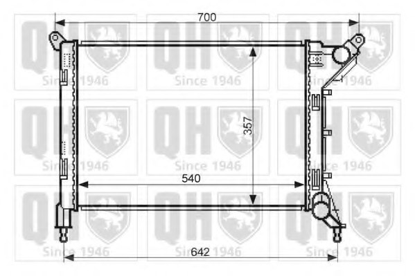 17107535902,BMW 17107535902 Radiator, engine cooling for BMW