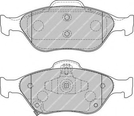 044650D050,TOYOT 04465-0D050 Brake Pad Set, disc brake for TOYOT