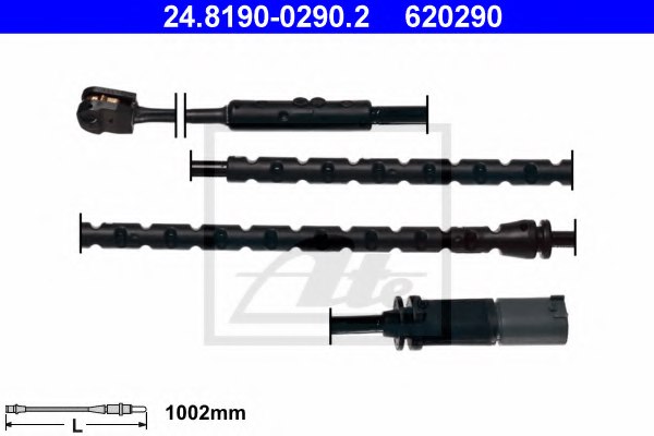 34356792571,BMW 34356792571 Warning Contact, brake pad wear for BMW