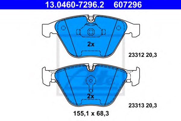 34116794916 Bmw 34 11 6 794 916 Brake Pad Set Disc Brake For Bmw