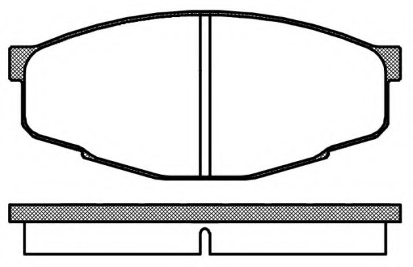 0446522080,TOYOT 04465-22080 Brake Pad Set, disc brake for TOYOT