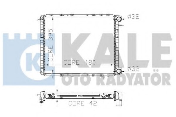 7700790964,RENAU 7700790964 Radiator, engine cooling for RENAU